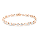 Pear Bezel Set Bracelet - Pasha Fine Jewelry