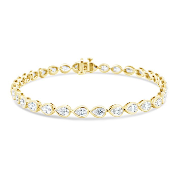 Pear Bezel Set Bracelet - Pasha Fine Jewelry
