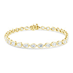 Pear Bezel Set Bracelet - Pasha Fine Jewelry