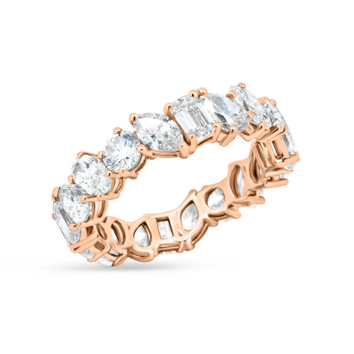 Mixed Shape Eternity Band - Pasha Fine Jewelry
