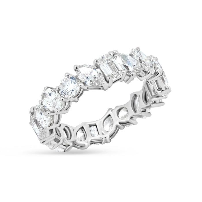 Mixed Shape Eternity Band - Pasha Fine Jewelry