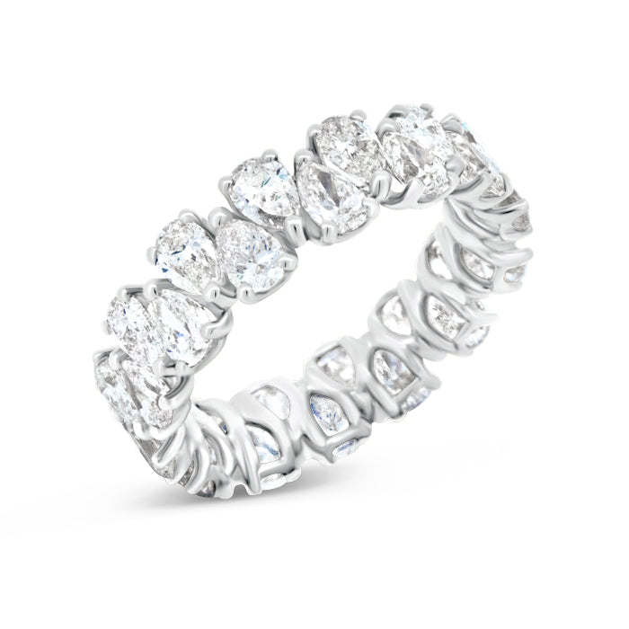 teardrop eternity band