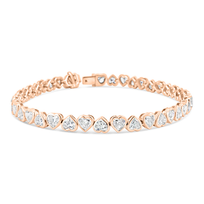 Heart Shaped Bezel Bracelet - Pasha Fine Jewelry