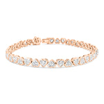 Heart Shaped Bezel Bracelet - Pasha Fine Jewelry