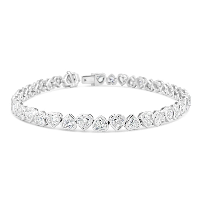 Heart Shaped Bezel Bracelet - Pasha Fine Jewelry