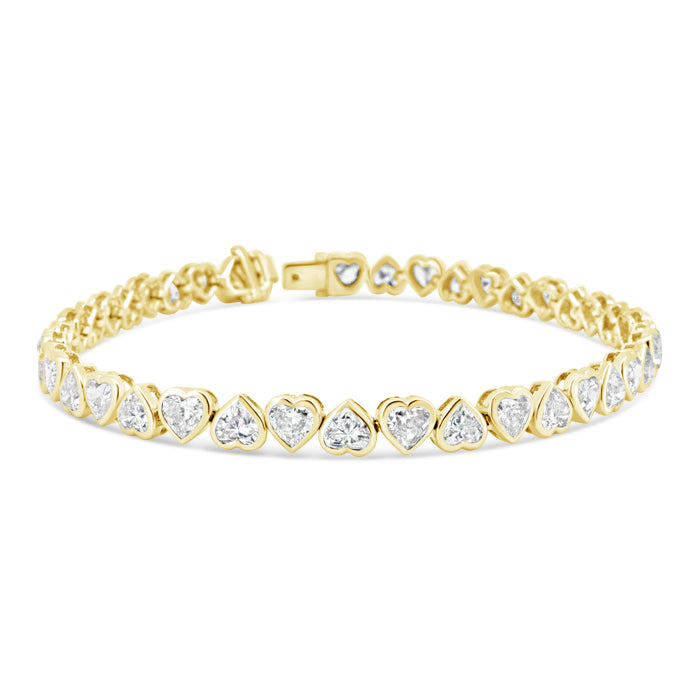 Heart Shaped Bezel Bracelet - Pasha Fine Jewelry