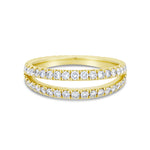 Double Band Diamond Ring - Pasha Fine Jewelry