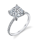 Hidden Halo Asscher Cut - Pasha Fine Jewelry