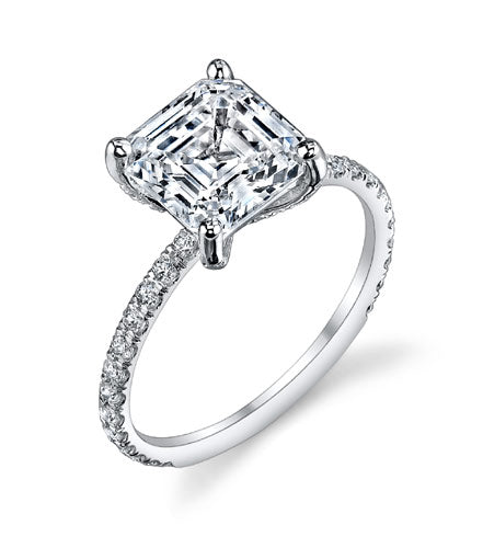 Hidden Halo Asscher Cut - Pasha Fine Jewelry
