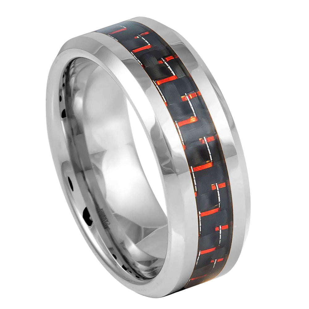 Red carbon Fiber - Pasha Fine Jewelry