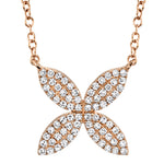 Diamond Flower Necklace - Pasha Fine Jewelry