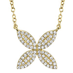 Diamond Flower Necklace - Pasha Fine Jewelry
