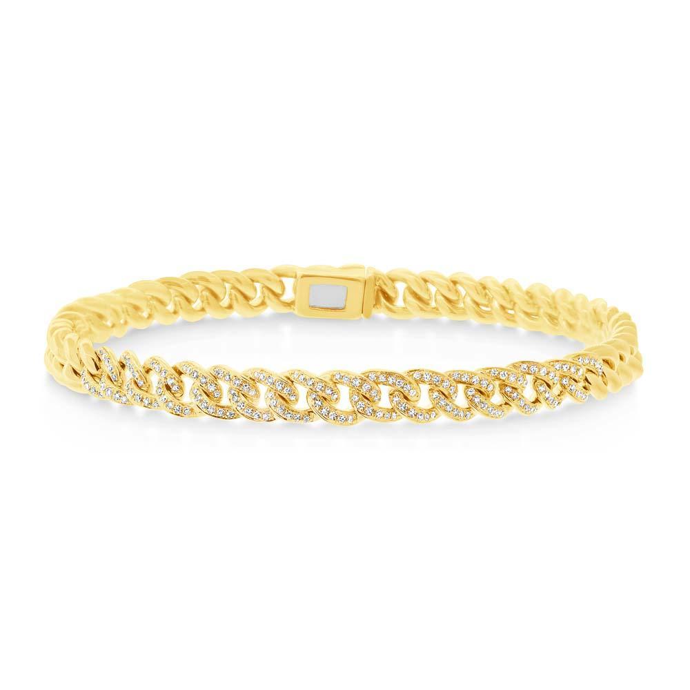 Pave Link Bracelet - Pasha Fine Jewelry