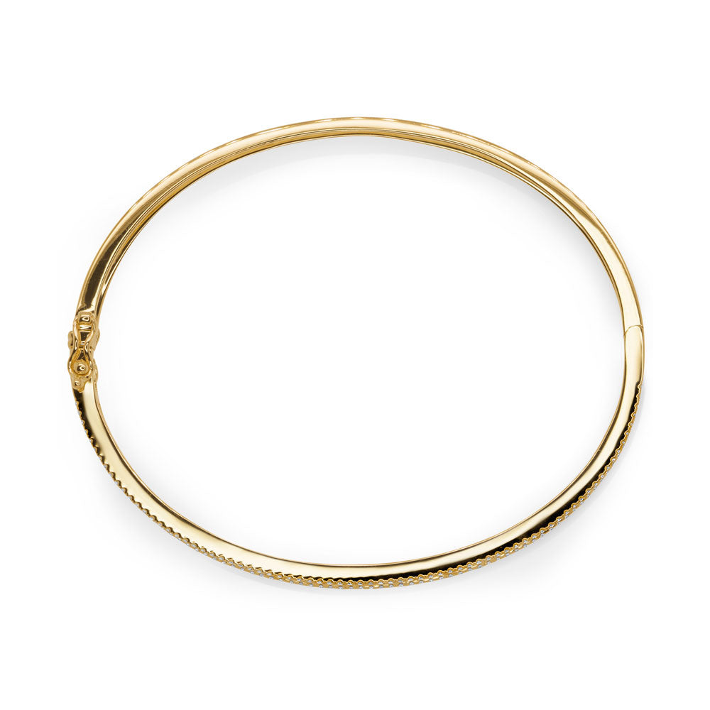 Baguette & Round Diamond Bangle - Pasha Fine Jewelry
