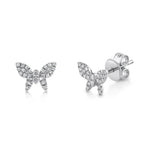 Pavé Butterfly Studs - Pasha Fine Jewelry