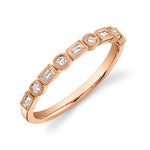 Baguette & Round Diamond Ring - Pasha Fine Jewelry