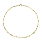 Diamond Paper Clip Link Necklace - Pasha Fine Jewelry