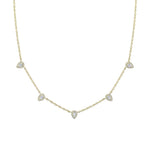 5 Pear Shaped Diamond Necklace - Pasha Fine Jewelry