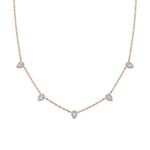 5 Pear Shaped Diamond Necklace - Pasha Fine Jewelry