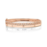 5 Stone with Chain Bangle - Pasha Fine Jewelry
