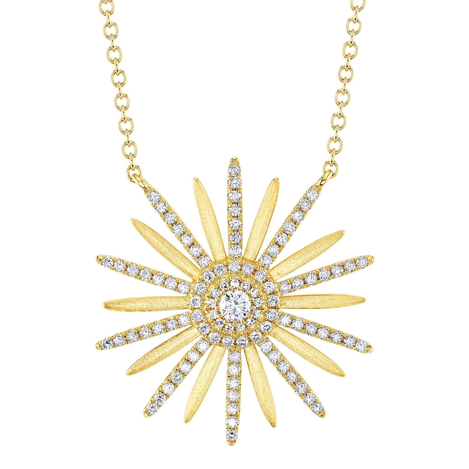 Diamond Flower Necklace - Pasha Fine Jewelry