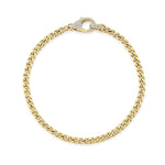 Cuban Link with Pave Clasp - Pasha Fine Jewelry