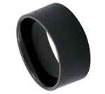 Black Tungsen Pipe Cut - Pasha Fine Jewelry