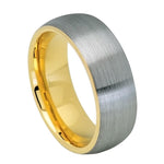 Brushed Center with Yellow Sleeve - Pasha Fine Jewelry