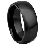 Black Tungsten Domed - Pasha Fine Jewelry