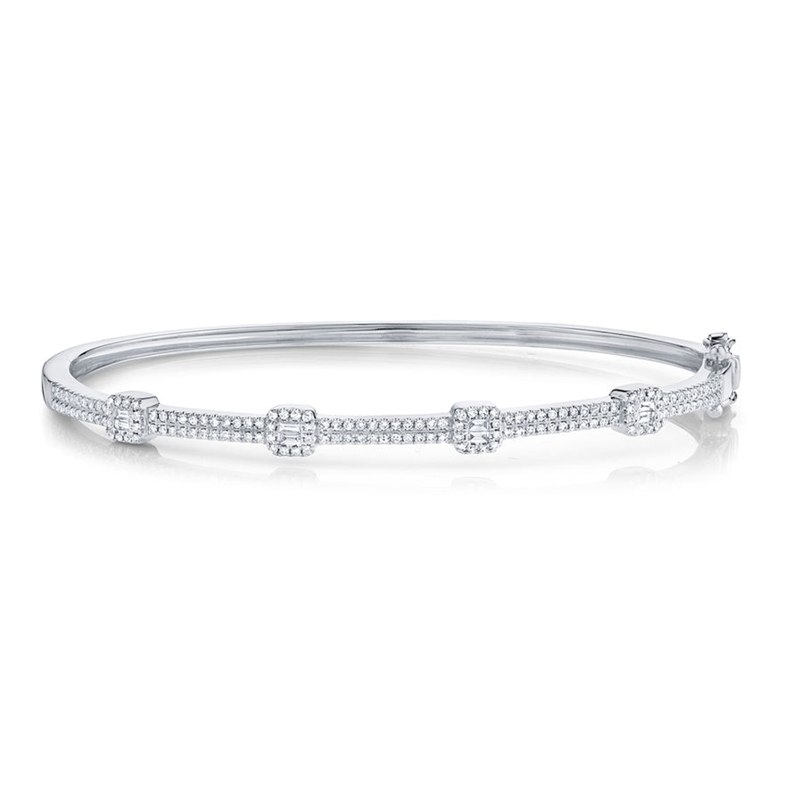 Baguette Bangle - Pasha Fine Jewelry