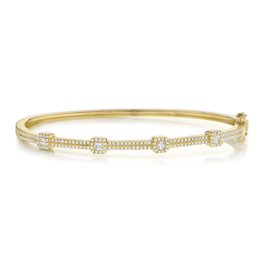 Baguette Bangle - Pasha Fine Jewelry