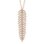 Feather Necklace - Pasha Fine Jewelry
