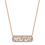 Baguette Bar Necklace - Pasha Fine Jewelry
