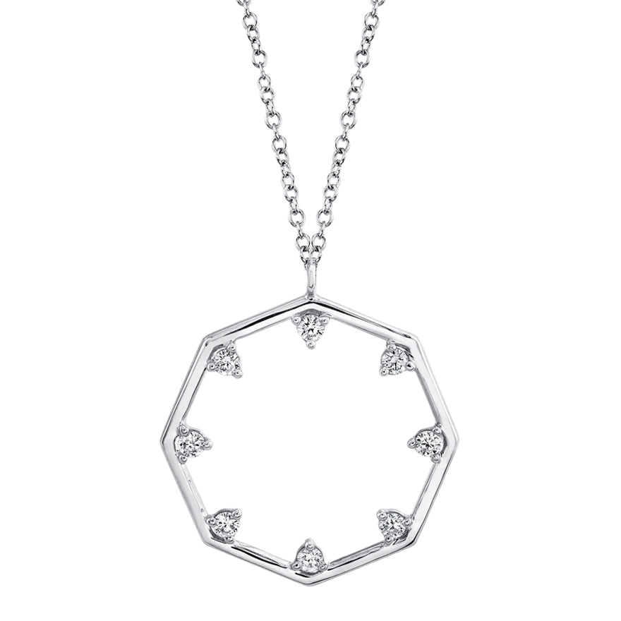 Octagon Necklace - Pasha Fine Jewelry