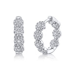 Halo Hoops - Pasha Fine Jewelry