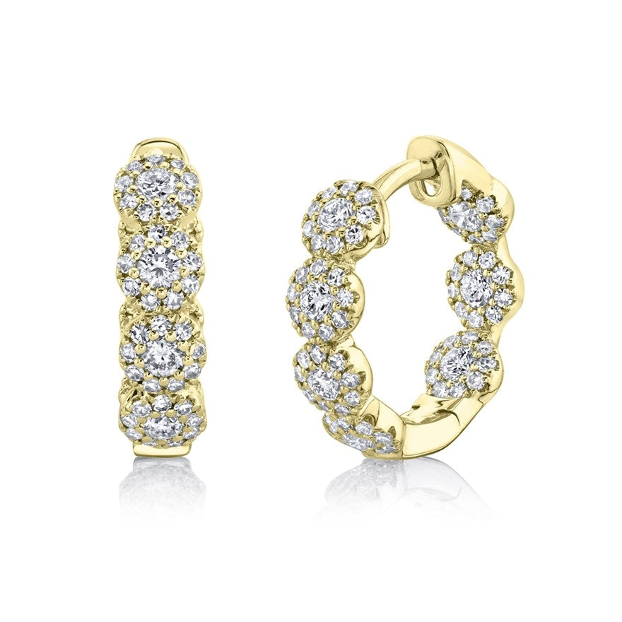 Halo Hoops - Pasha Fine Jewelry