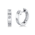 3 Stone Huggie - Pasha Fine Jewelry