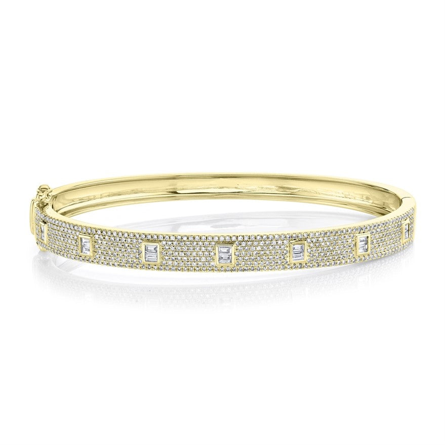 Baguette Bangle - Pasha Fine Jewelry