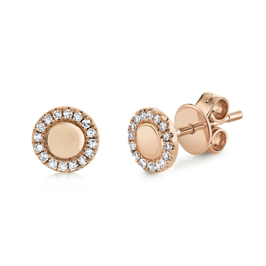 Circle Studs - Pasha Fine Jewelry