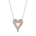 Pave Heart Necklace - Pasha Fine Jewelry
