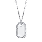 Dog Tag Necklace - Pasha Fine Jewelry