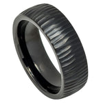 Black Tree Bark Band - Pasha Fine Jewelry