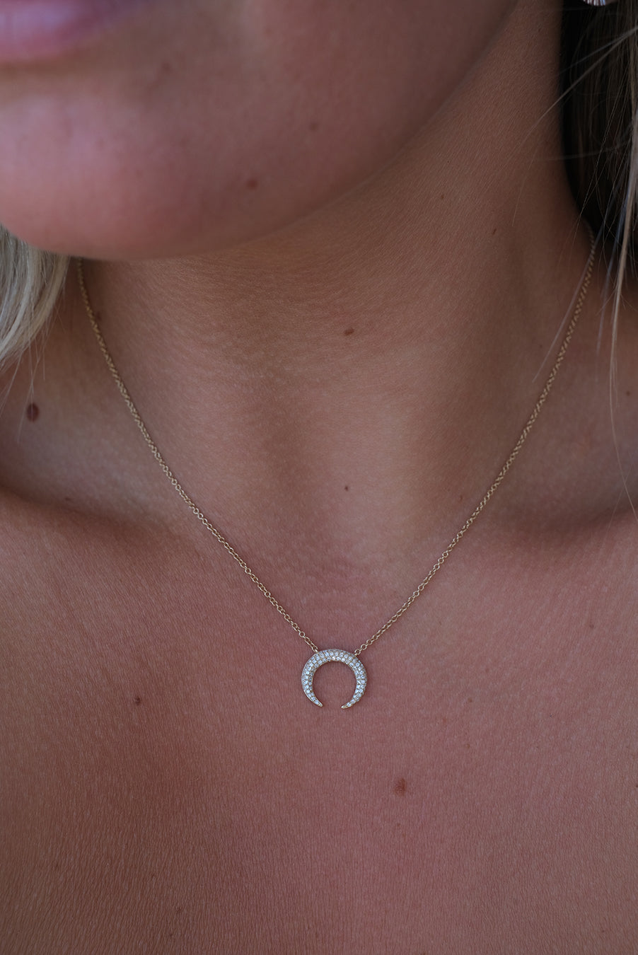 Crescent Necklace - Pasha Fine Jewelry