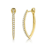 V Hoops - Pasha Fine Jewelry