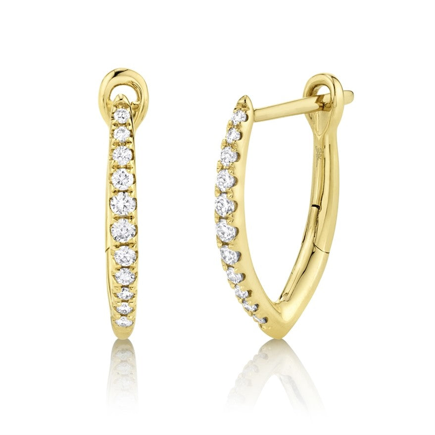 V Hoops - Pasha Fine Jewelry
