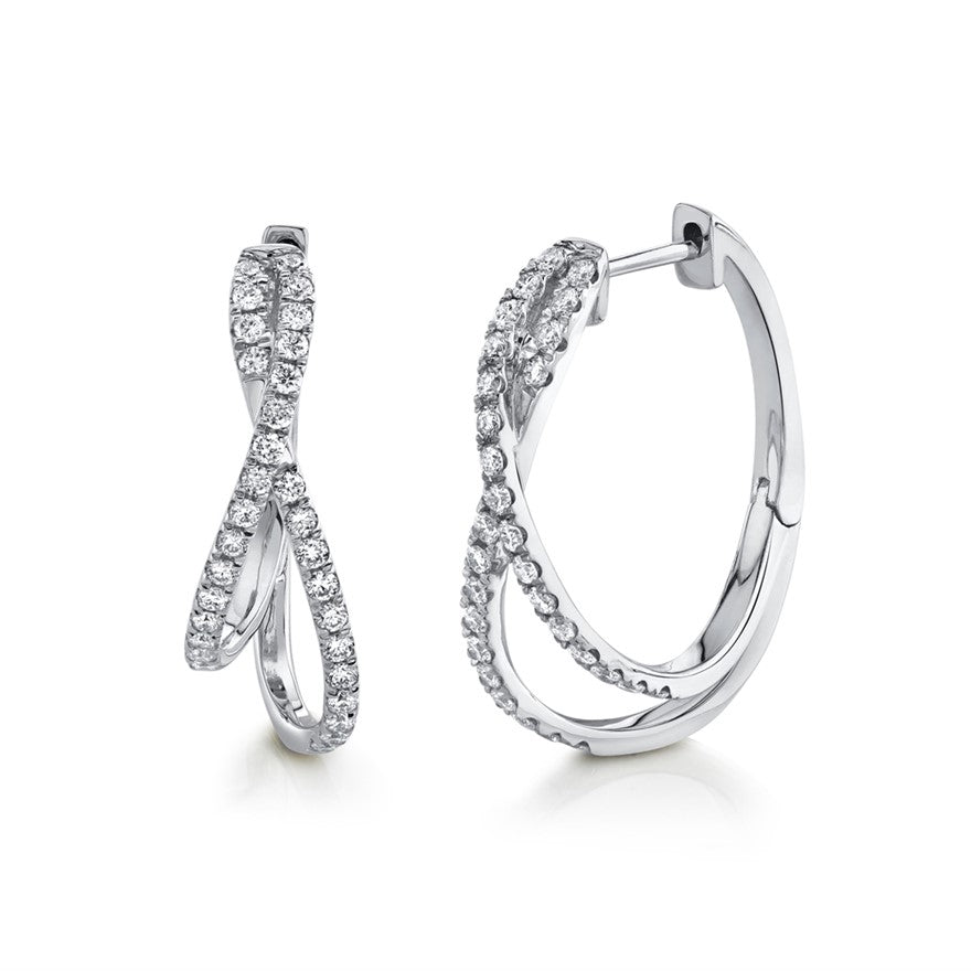 Oval Twist Hoops - Pasha Fine Jewelry