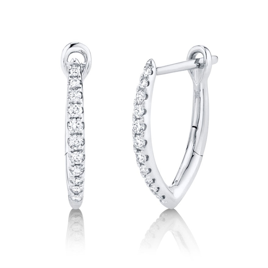 V Hoops - Pasha Fine Jewelry