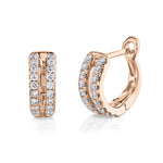 2 Row Huggie - Pasha Fine Jewelry