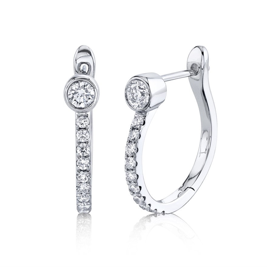 Diamond Hoops - Pasha Fine Jewelry