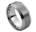 Brushed Center Beveled Edges - Pasha Fine Jewelry